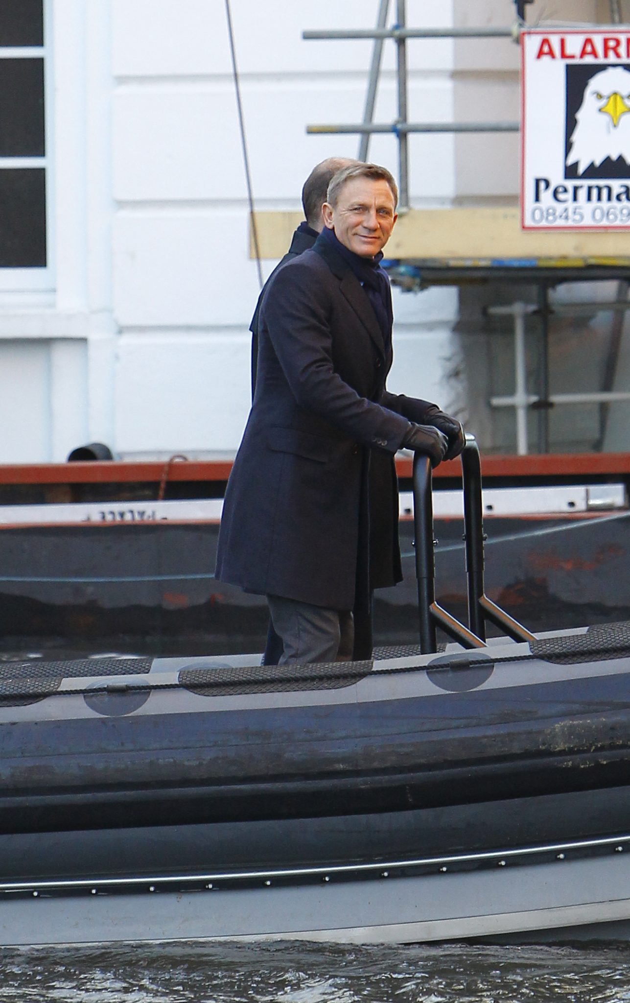 James Bond 007 filming 'Sceptre' in Camden Town, London.

Daniel Craig and Rory Kinnear

BYLINE : ISOIMAGES must be used